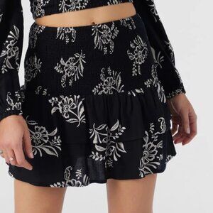 O'Neill Cierra Nadia Paisley Smocked Mini Skirt NWT XXL